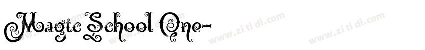 Magic School One字体转换